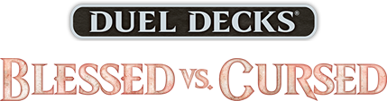 Magic The Gathering Duel Decks Blessed vs Cursed Logo