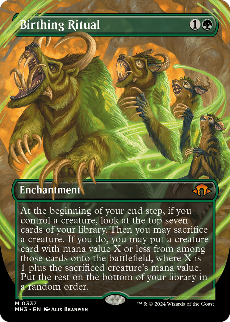 Magic: The Gathering - Birthing Ritual Foil - Modern Horizons 3