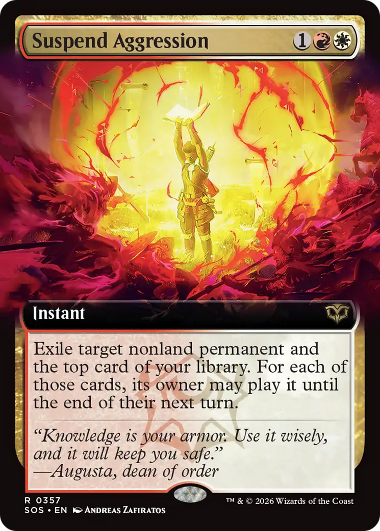 Magic: The Gathering - Suspend Aggression - Secrets of Strixhaven