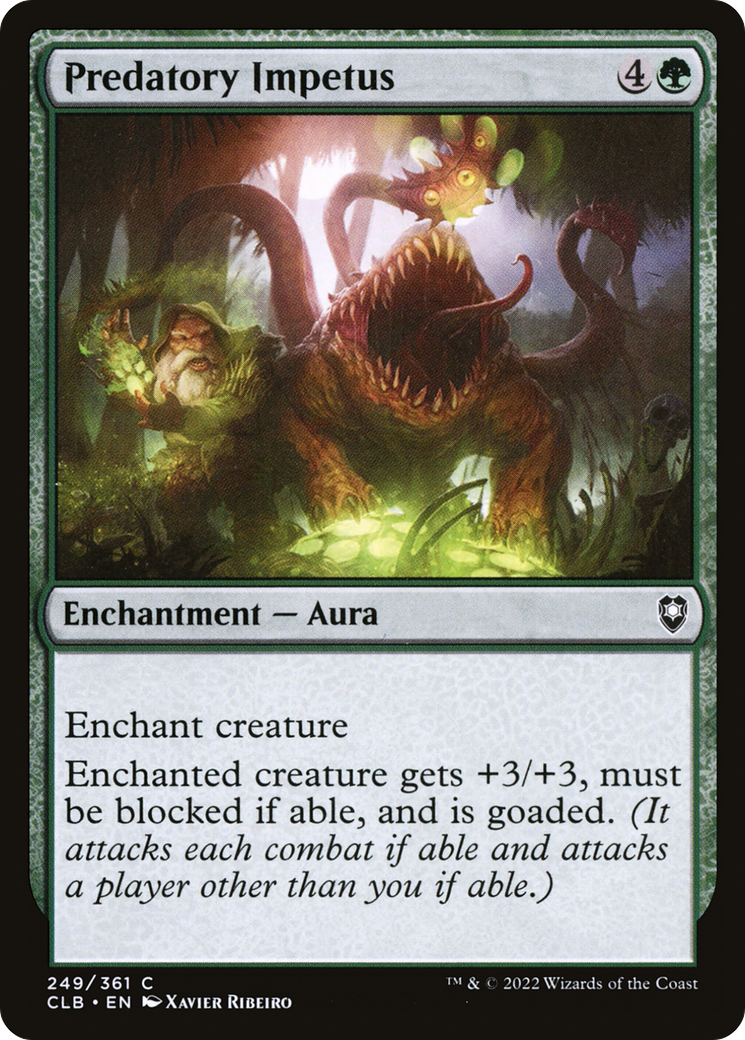 Magic: The Gathering - Predatory Impetus - Commander Legends: Battle for Baldur's Gate