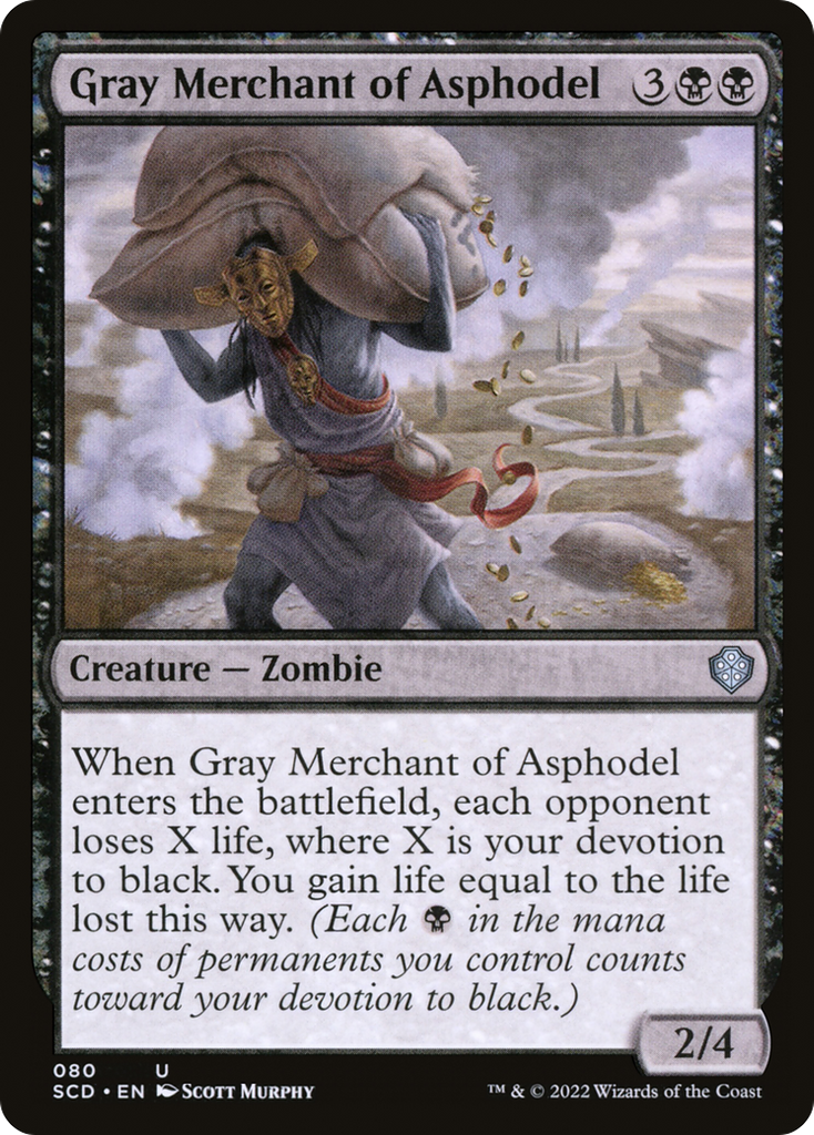 Magic: The Gathering - Gray Merchant of Asphodel - Starter Commander Decks
