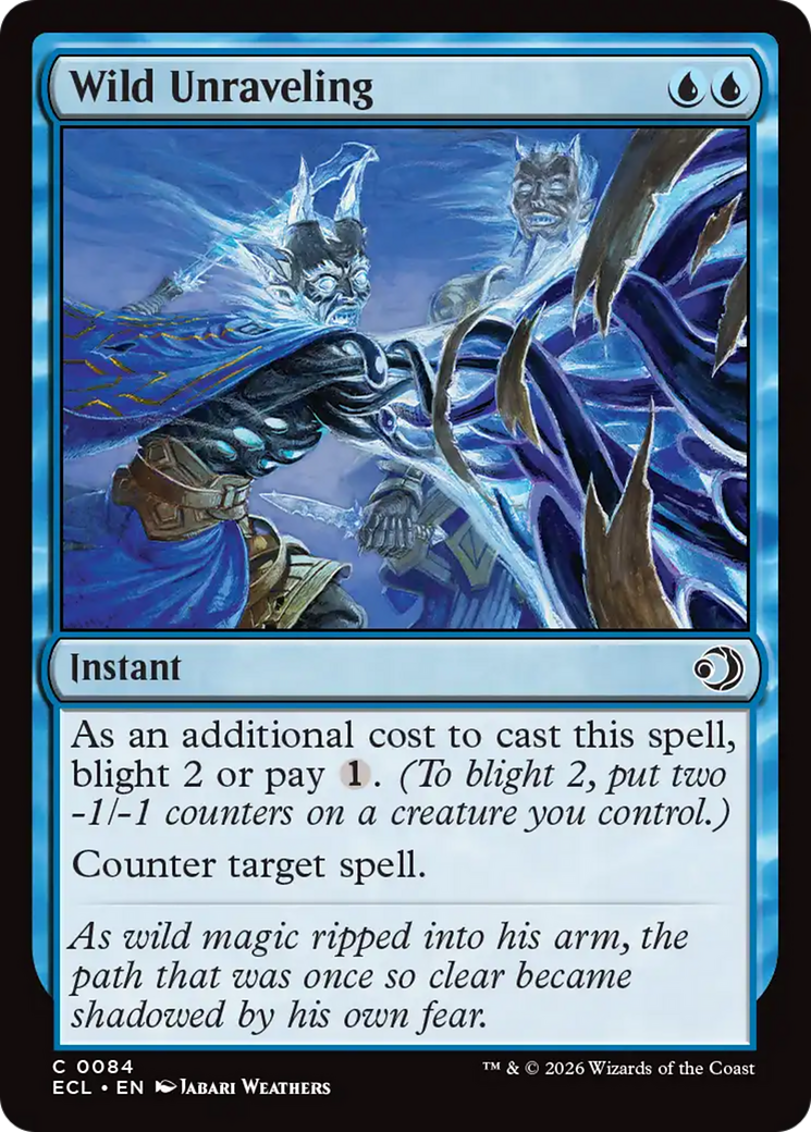 Magic: The Gathering - Wild Unraveling Foil - Lorwyn Eclipsed