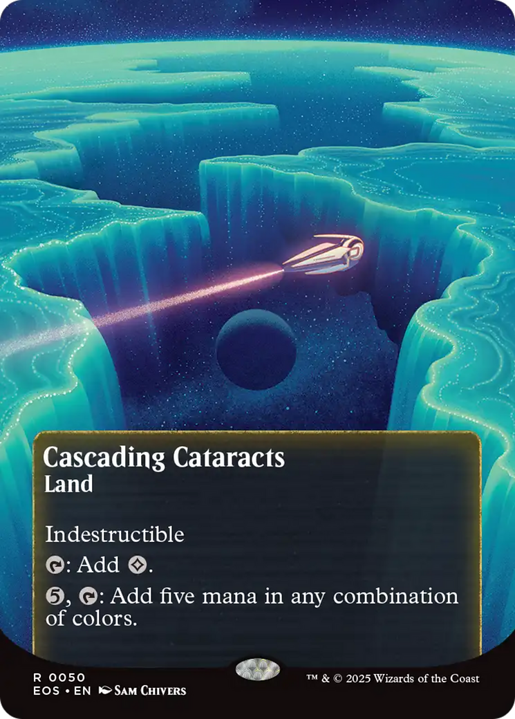 Magic: The Gathering - Cascading Cataracts Foil - Edge of Eternities: Stellar Sights