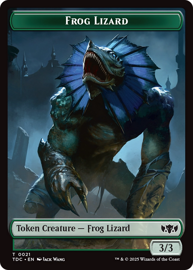 Magic: The Gathering - Frog Lizard Token - Tarkir: Dragonstorm Commander Tokens