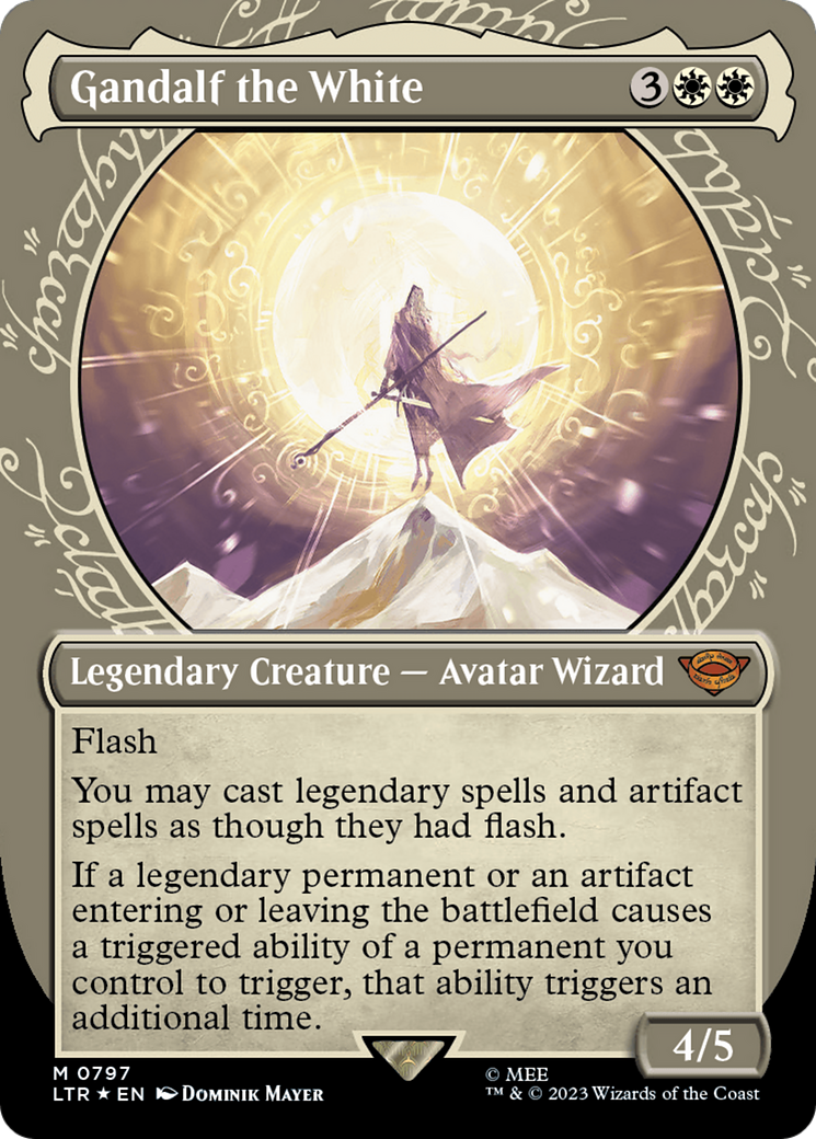 Magic: The Gathering - Gandalf the White Foil - The Lord of the Rings: Tales of Middle-earth