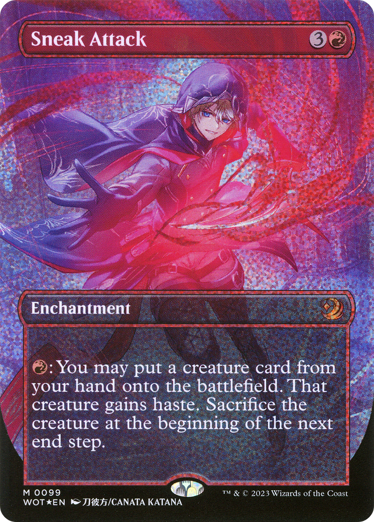 Magic: The Gathering - Sneak Attack Foil - Wilds of Eldraine: Enchanting Tales