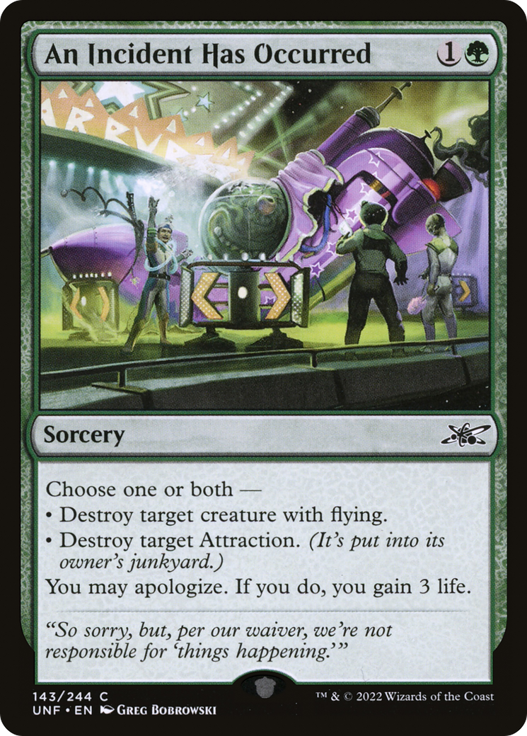 Magic: The Gathering - An Incident Has Occurred - Unfinity
