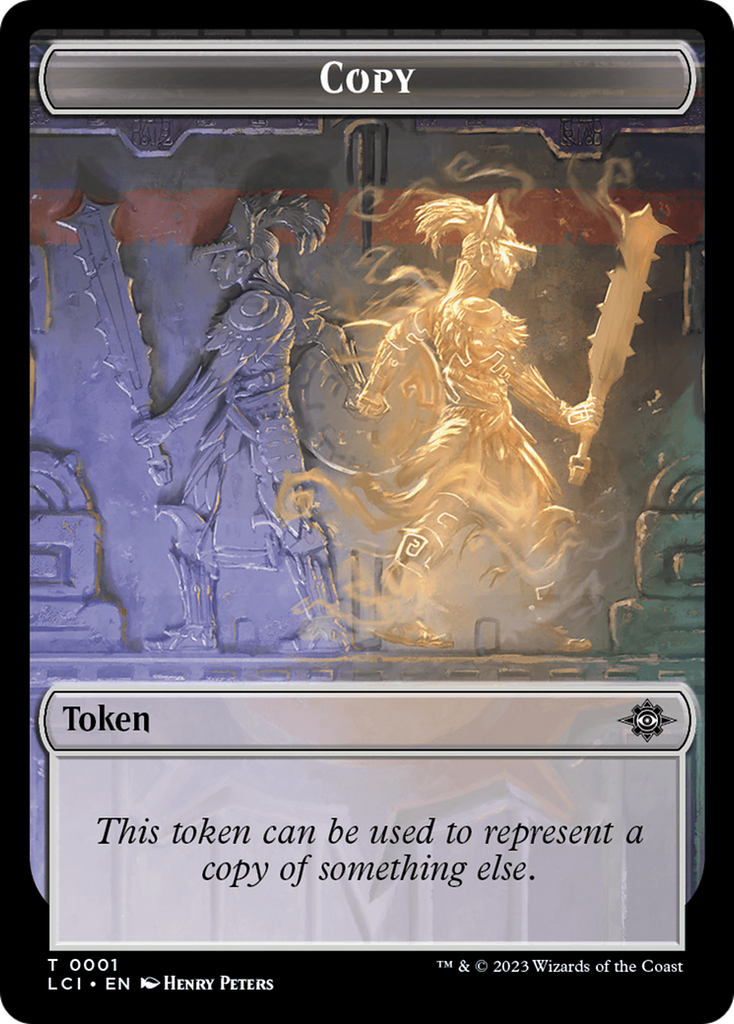 Magic: The Gathering - Copy Token - The Lost Caverns of Ixalan Tokens
