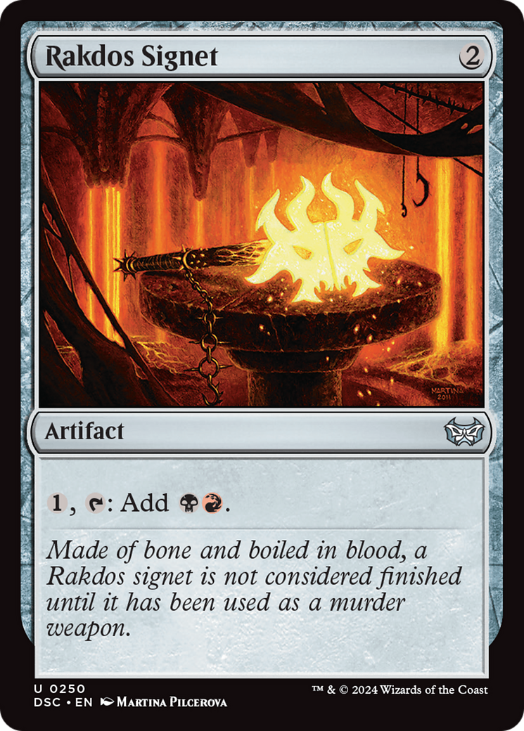 Magic: The Gathering - Rakdos Signet - Duskmourn: House of Horror Commander