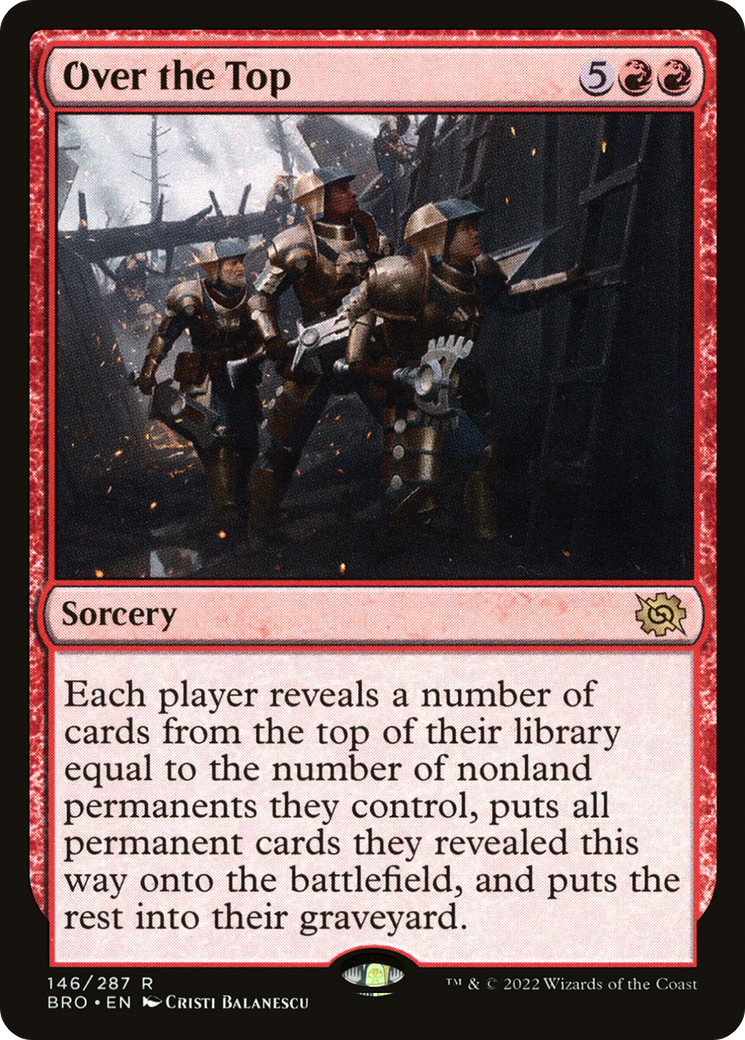 Magic: The Gathering - Over the Top Foil - The Brothers' War