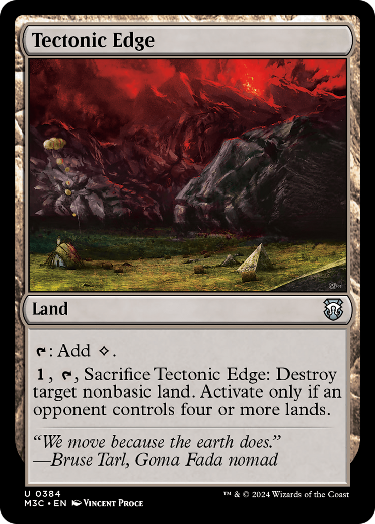 Magic: The Gathering - Tectonic Edge - Modern Horizons 3 Commander