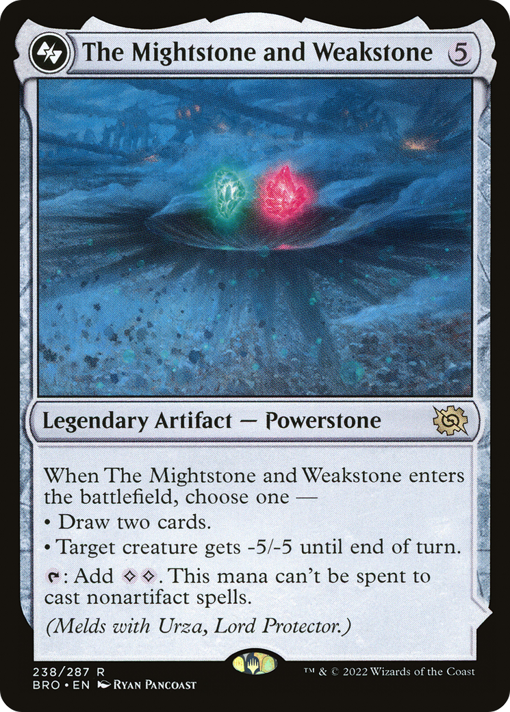 Magic: The Gathering - The Mightstone and Weakstone // Urza, Planeswalker Foil - The Brothers' War