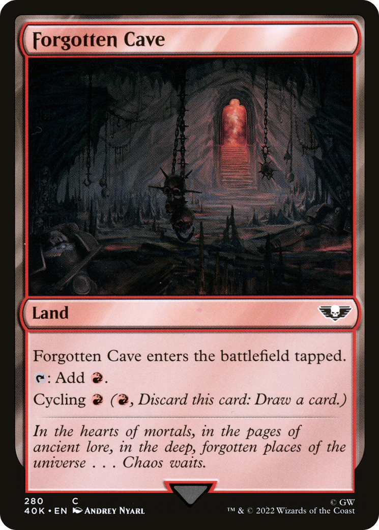 Magic: The Gathering - Forgotten Cave - Warhammer 40000 Commander
