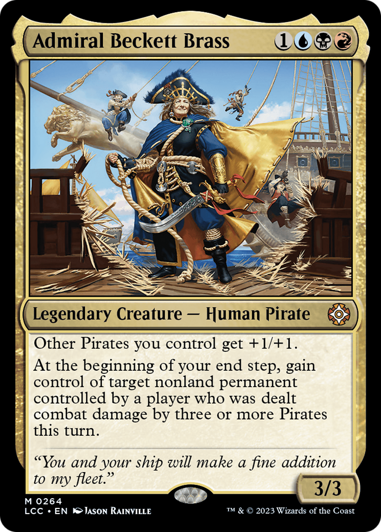 Magic: The Gathering - Admiral Beckett Brass - The Lost Caverns of Ixalan Commander