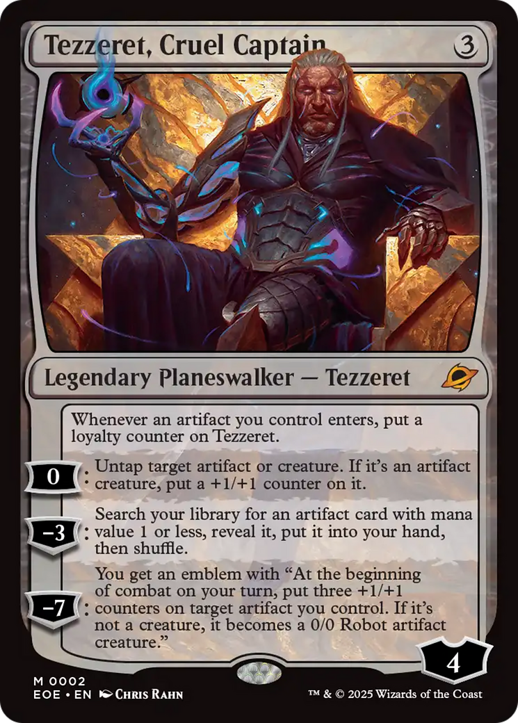 Magic: The Gathering - Tezzeret, Cruel Captain Foil - Edge of Eternities