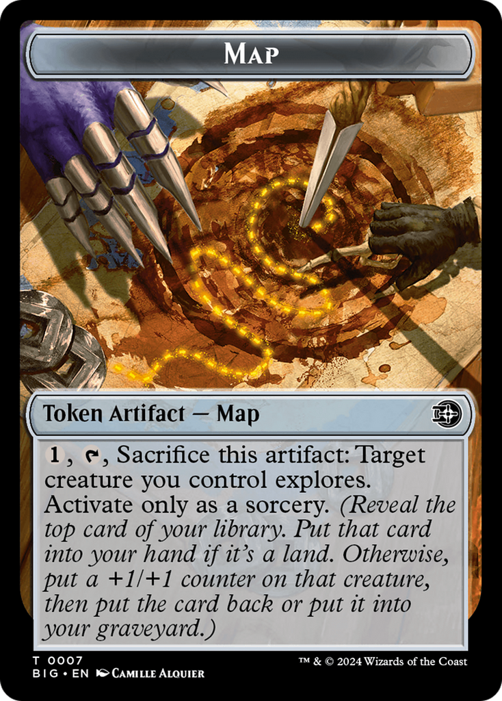 Magic: The Gathering - Map Token - The Big Score Tokens