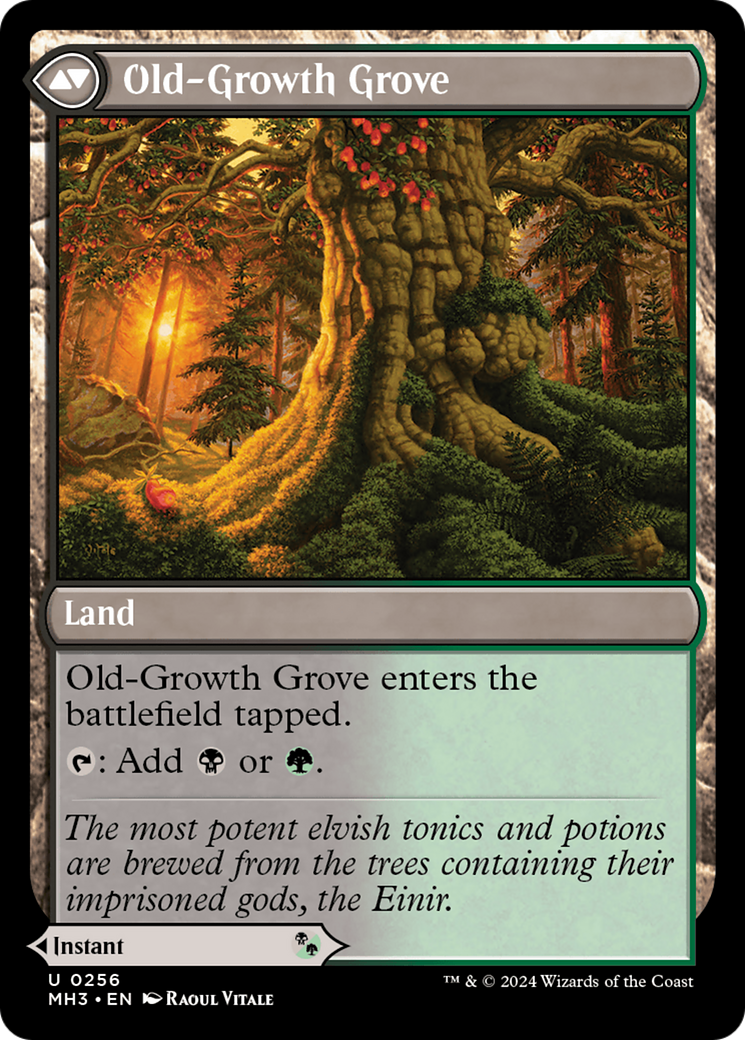 Magic: The Gathering - Revitalizing Repast // Old-Growth Grove Foil - Modern Horizons 3