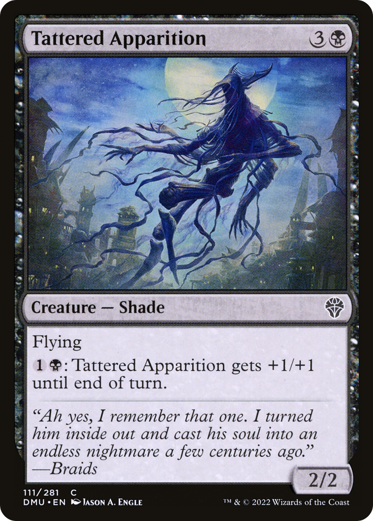 Magic: The Gathering - Tattered Apparition Foil - Dominaria United
