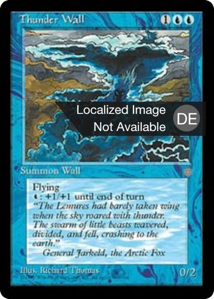Magic: The Gathering - Donnermauer - Ice Age