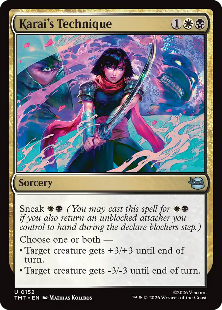 Magic: The Gathering - Karai's Technique Foil - Teenage Mutant Ninja Turtles