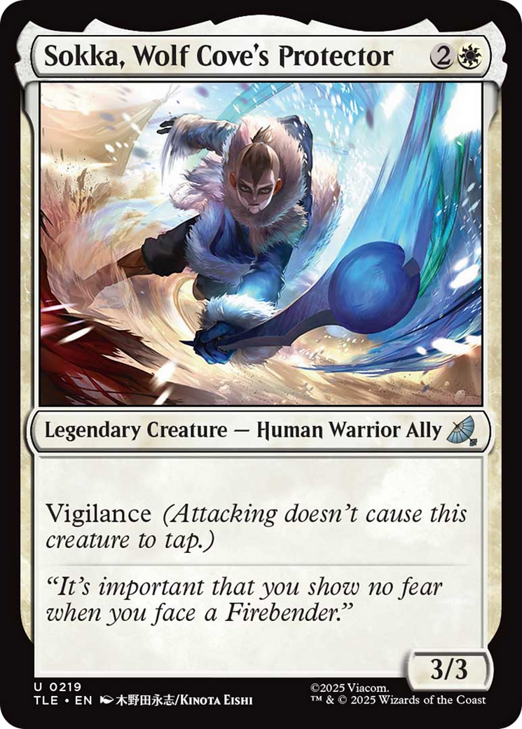 Magic: The Gathering - Sokka, Wolf Cove's Protector - Avatar: The Last Airbender Eternal