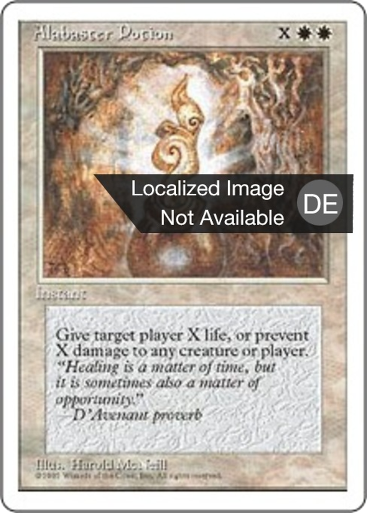 Magic: The Gathering - Alabastertrank - Fourth Edition