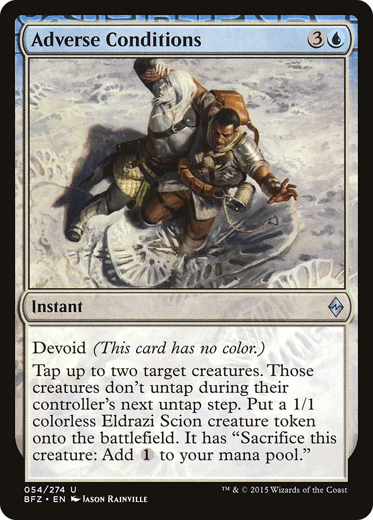 Magic: The Gathering - Adverse Conditions Foil - Battle for Zendikar