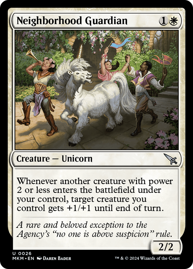 Magic: The Gathering - Neighborhood Guardian Foil - Murders at Karlov Manor