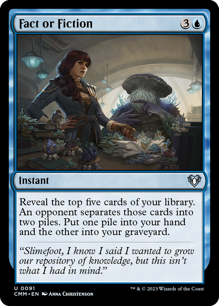 Magic: The Gathering - Fact or Fiction Foil - Commander Masters