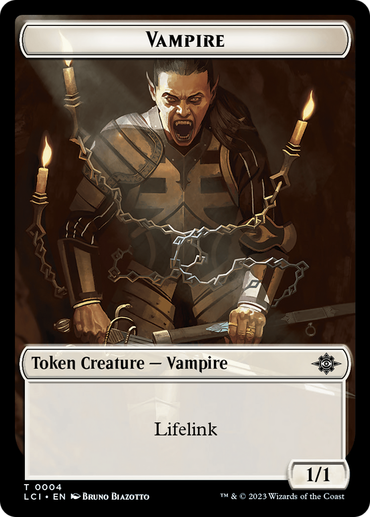 Magic: The Gathering - Vampire Token - The Lost Caverns of Ixalan Tokens