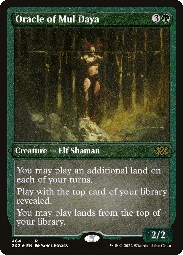 Magic: The Gathering - Oracle of Mul Daya Foil - Double Masters 2022