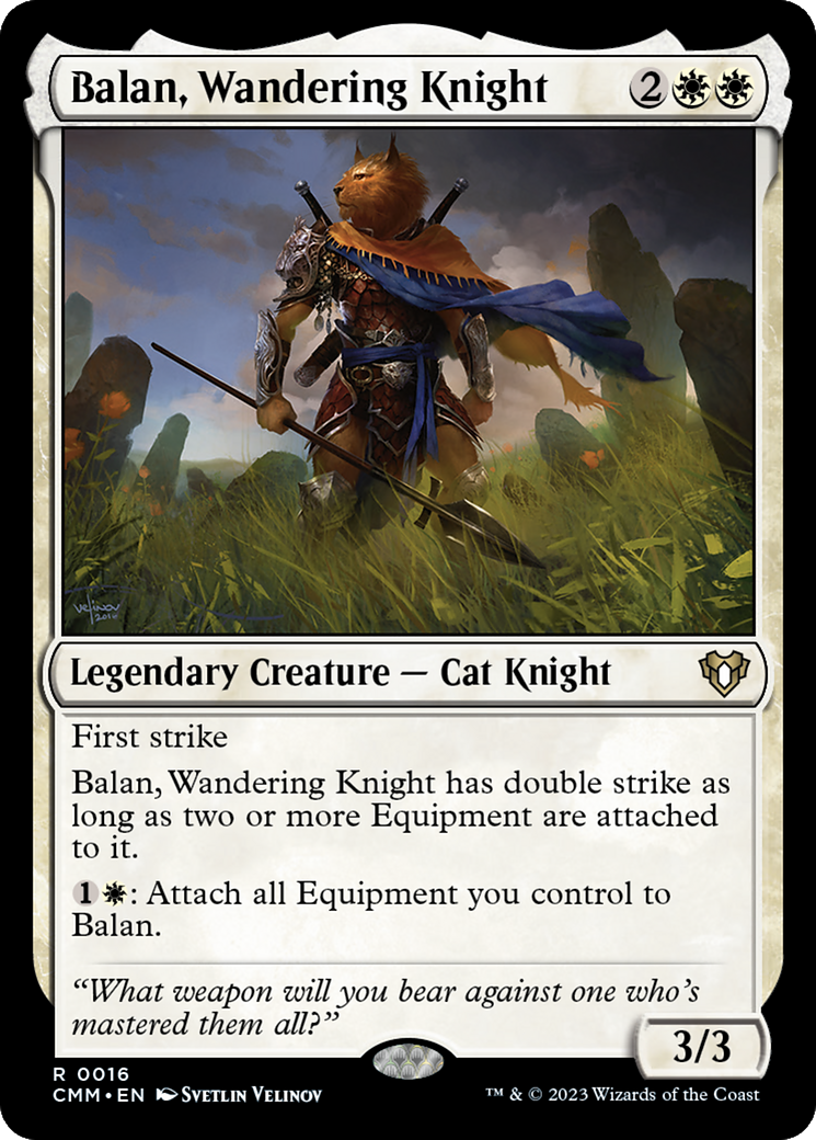 Magic: The Gathering - Balan, Wandering Knight Foil - Commander Masters