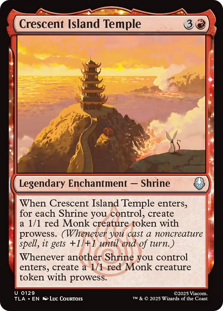Magic: The Gathering - Crescent Island Temple Foil - Avatar: The Last Airbender