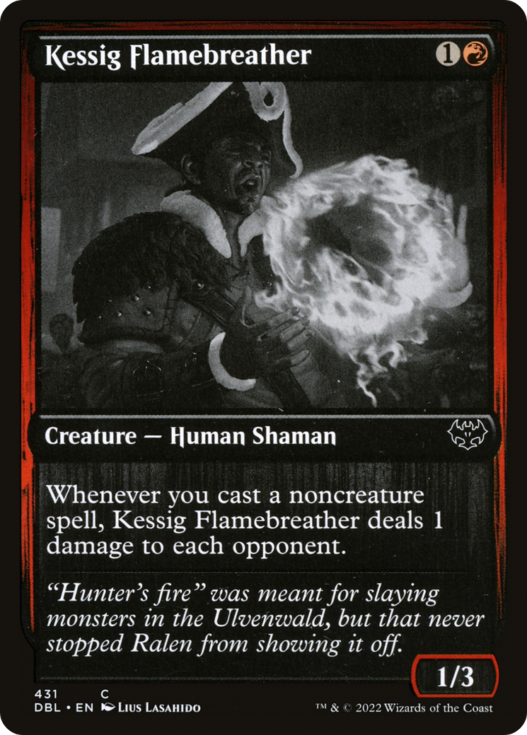 Magic: The Gathering - Kessig Flamebreather Foil - Innistrad: Double Feature