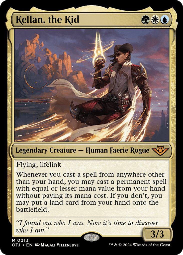 Magic: The Gathering - Kellan, the Kid - Outlaws of Thunder Junction