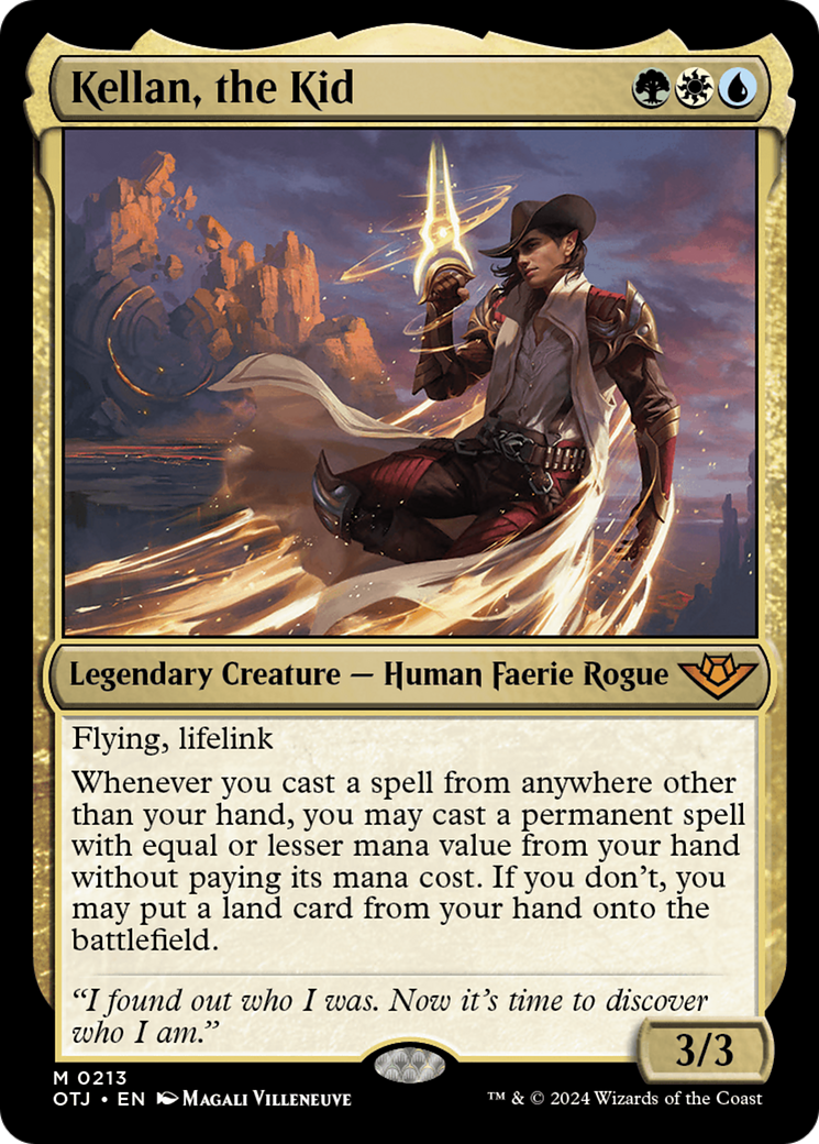 Magic: The Gathering - Kellan, the Kid Foil - Outlaws of Thunder Junction