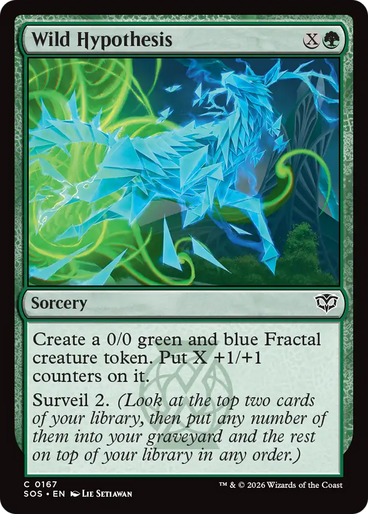 Magic: The Gathering - Wild Hypothesis - Secrets of Strixhaven