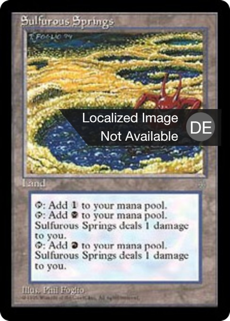 Magic: The Gathering - Schwefelquellen - Ice Age