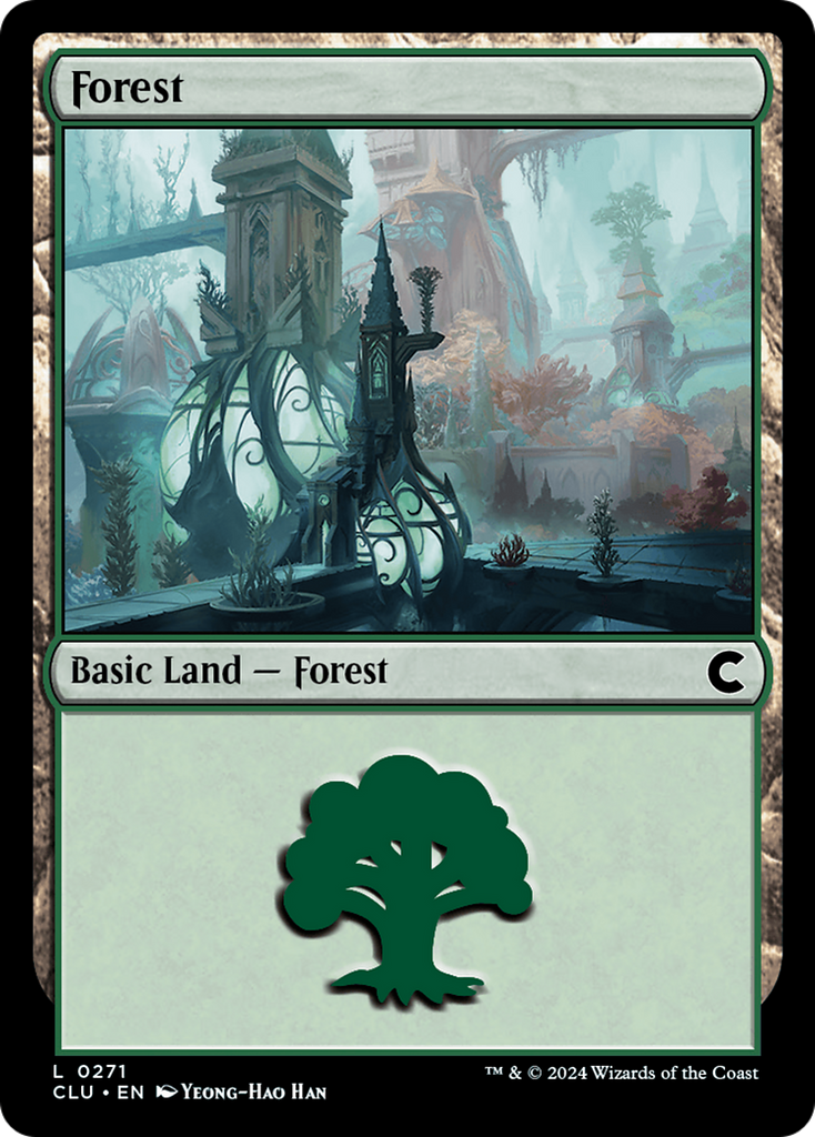Magic: The Gathering - Forest - Ravnica: Clue Edition