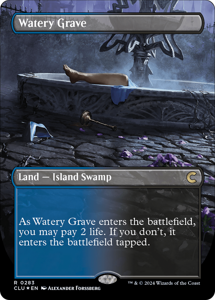 Magic: The Gathering - Watery Grave Foil - Ravnica: Clue Edition