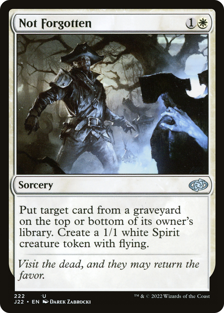 Magic: The Gathering - Not Forgotten - Jumpstart 2022