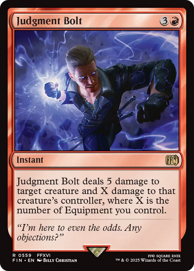 Magic: The Gathering - Judgment Bolt - Final Fantasy