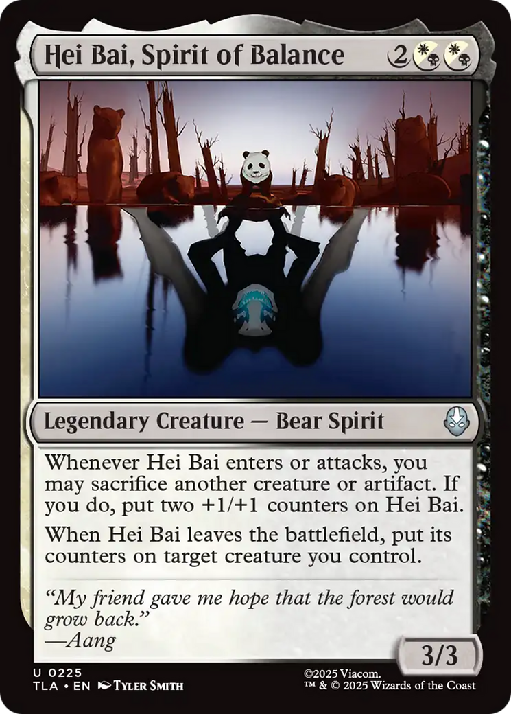 Magic: The Gathering - Hei Bai, Spirit of Balance - Avatar: The Last Airbender