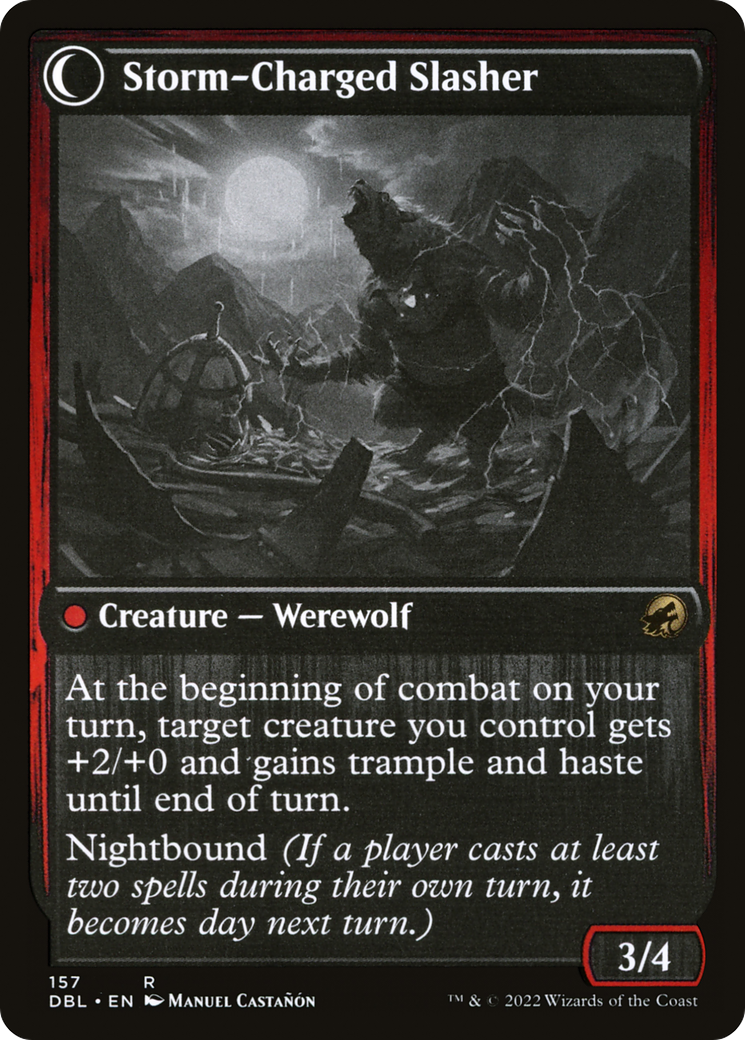 Magic: The Gathering - Reckless Stormseeker // Storm-Charged Slasher - Innistrad: Double Feature