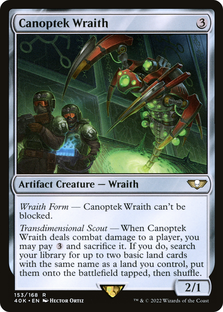 Magic: The Gathering - Canoptek Wraith - Warhammer 40000 Commander