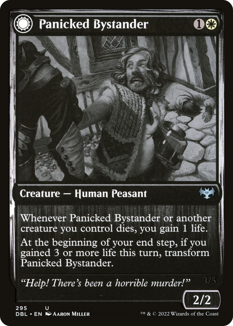 Magic: The Gathering - Panicked Bystander // Cackling Culprit - Innistrad: Double Feature