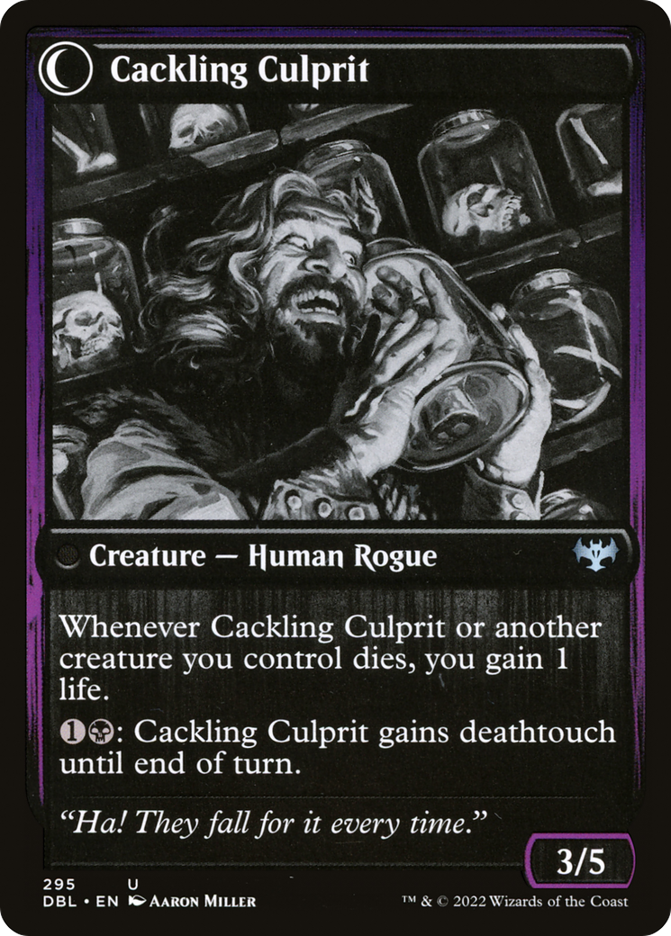 Magic: The Gathering - Panicked Bystander // Cackling Culprit - Innistrad: Double Feature