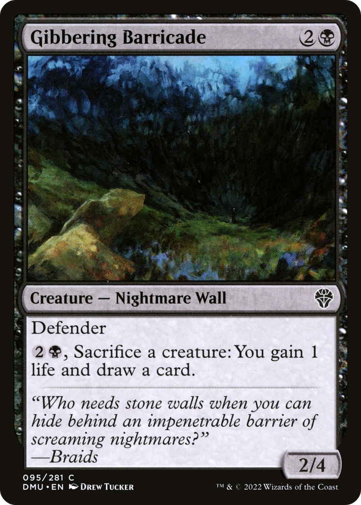 Magic: The Gathering - Gibbering Barricade - Dominaria United