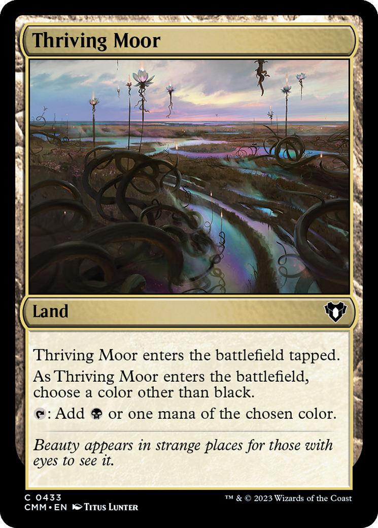 Magic: The Gathering - Thriving Moor - Commander Masters