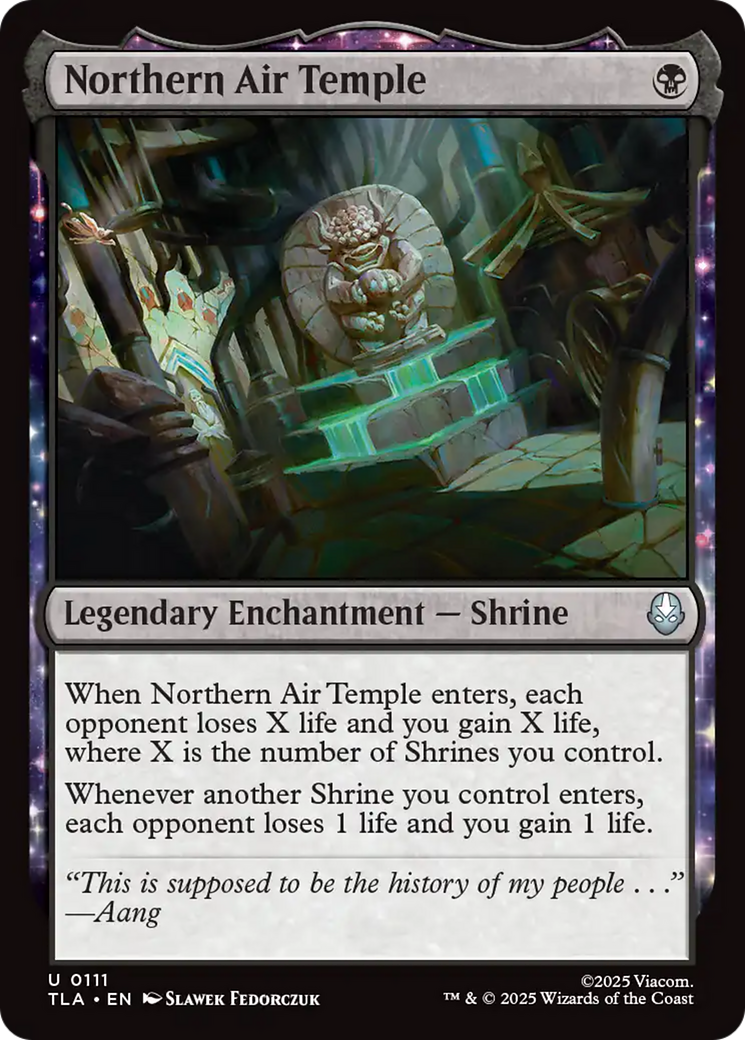Magic: The Gathering - Northern Air Temple Foil - Avatar: The Last Airbender